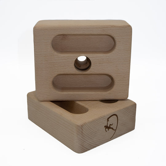 Wooden Rock Climbing Holds - Blocks with Slots